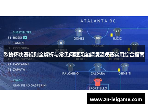 欧协杯决赛规则全解析与常见问题深度解读暨观赛实用综合指南